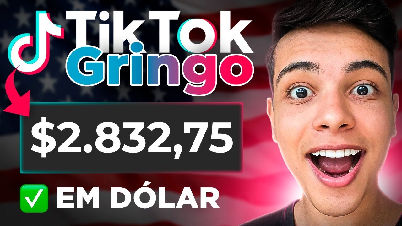 COMO RECEBER EM DÓLAR COM O TIKTOK GRINGO SEM APARECER  (Ganhar dinheiro online 2025)