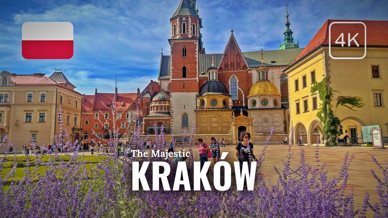 Kraków Walking Tour: Old Town, Wawel Castle & Hidden Gems (4K)