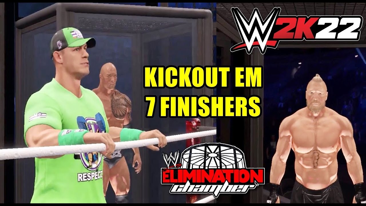 Elimination Chamber c/ LUTADORES MAIS FORTES do WWE2K22