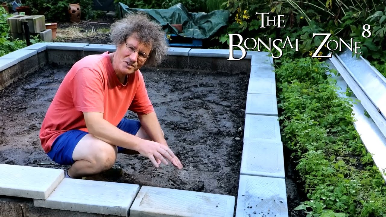 Floor Work On the Glass Greenhouse, The Bonsai Zone, Sept 2021