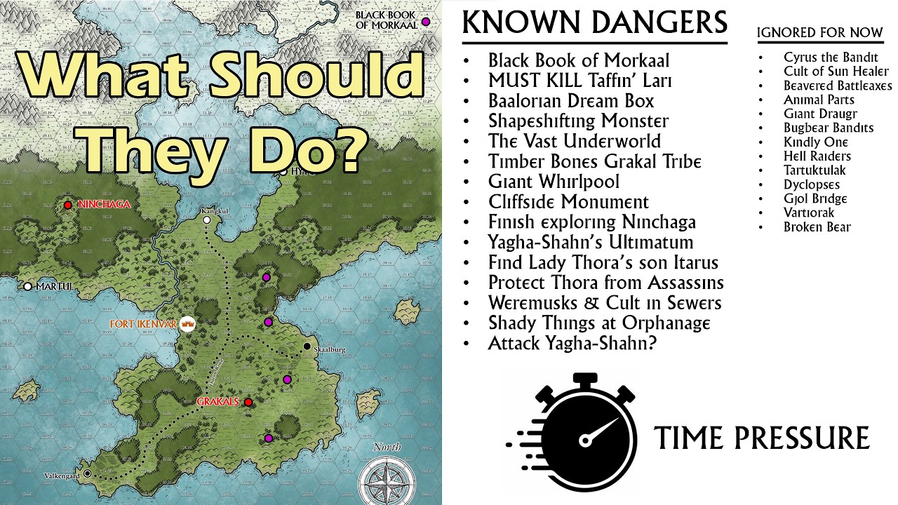 Player Choice in Gods of the Forbidden North - My Home Campaign - Update 2