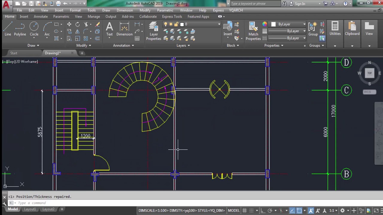 6- How to draw doors and windows by using YQArch plugin | رسم الابواب والشبابيك م/ وليد عبدالغفار