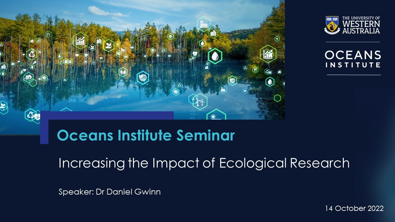 Increasing the Impact of Ecological Research Seminar