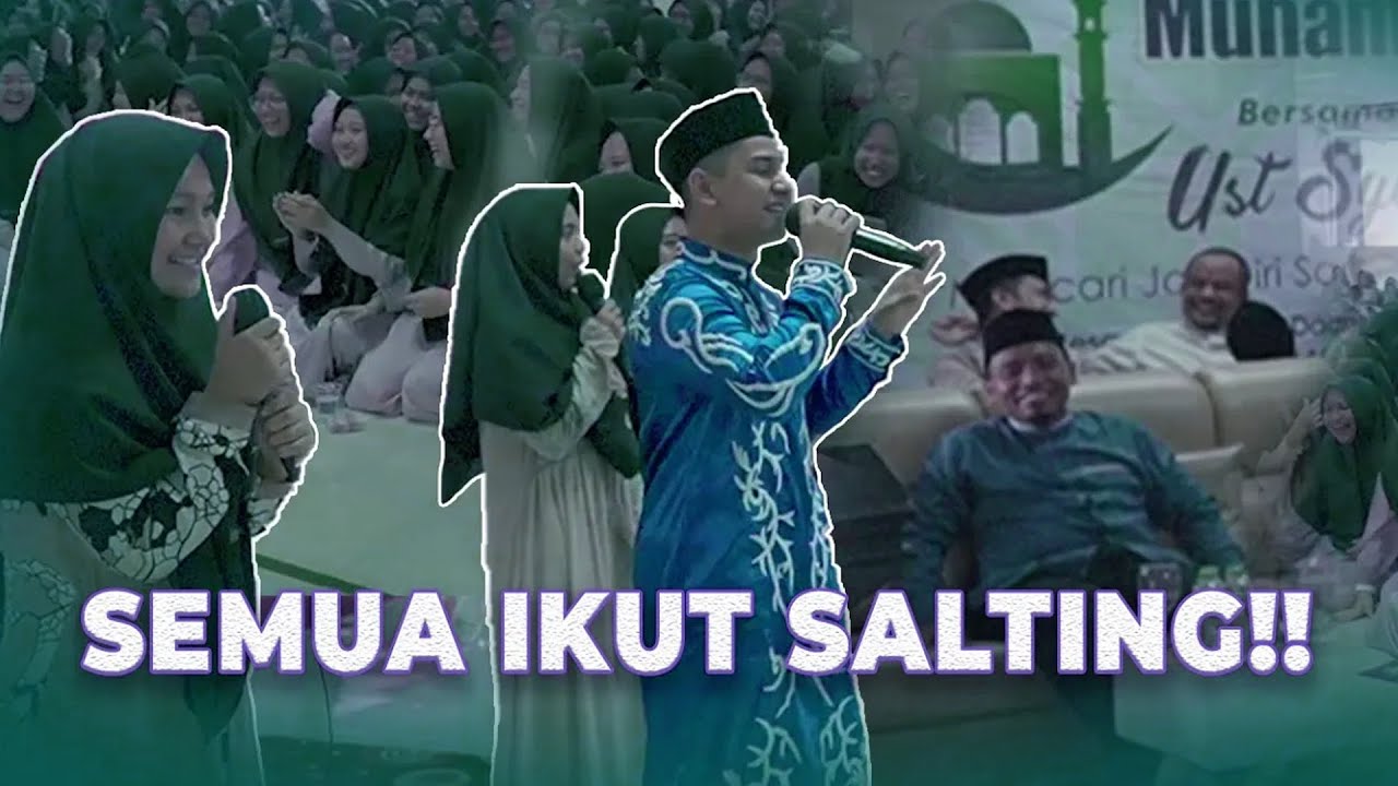 SYAKIR NGAJAK DUET SANTRI PUTRI LAGU AISYAH ISTRI RASULULLAH #KIRVLOG