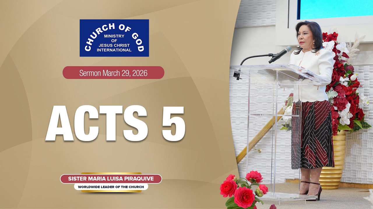 Live Stream - March 29, 2026 - Church of God Ministry of Jesus Christ International #CGMJCI #IDMJI