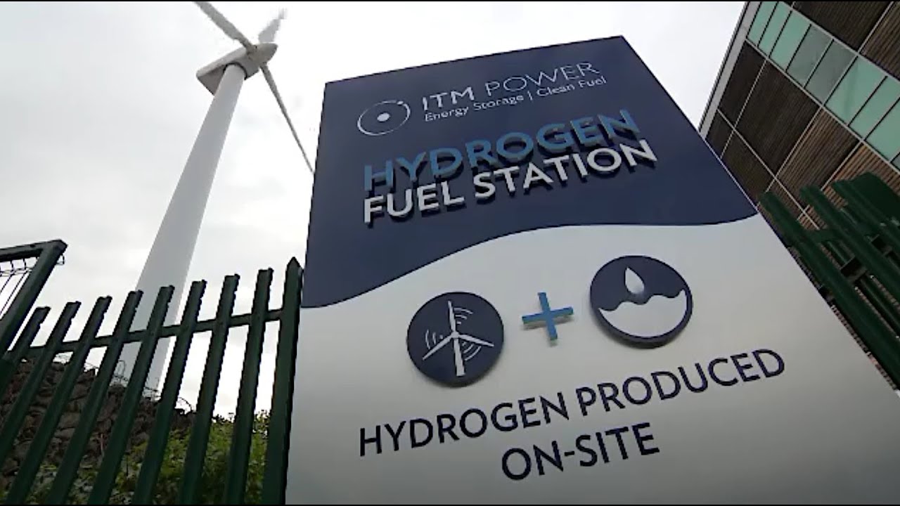 100% Green Wind Powered Hydrogen Station in England