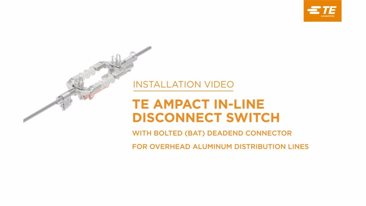 AMPACT In Line Disconnect Switch with Bolted Tap – Hotstick Installation (English)