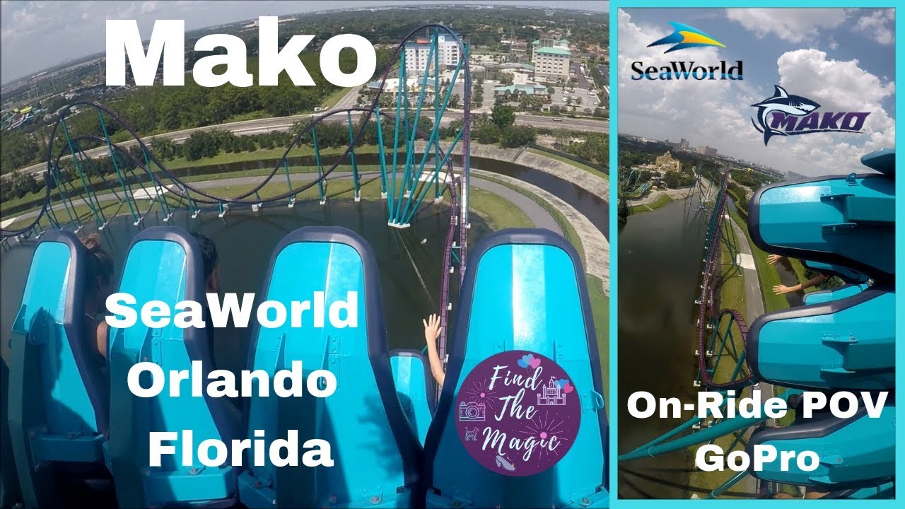 Mako Ride POV | SeaWorld Orlando Florida | GoPro Coaster