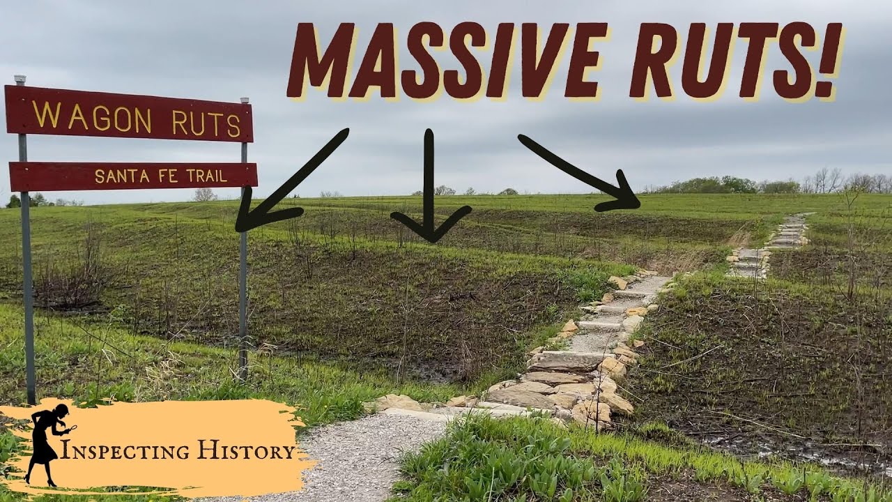 Are these the BIGGEST Ruts on the Santa Fe Trail? Black Jack Ruts - Pioneer Wagon Swales 1822