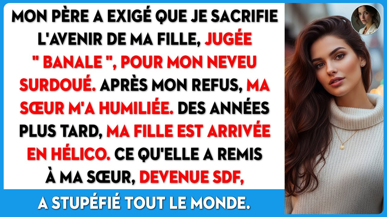 Mes parents ont exigé son fonds d'études pour leur petit-fils. Ma fille vaut 200M€ aujourd'hui.