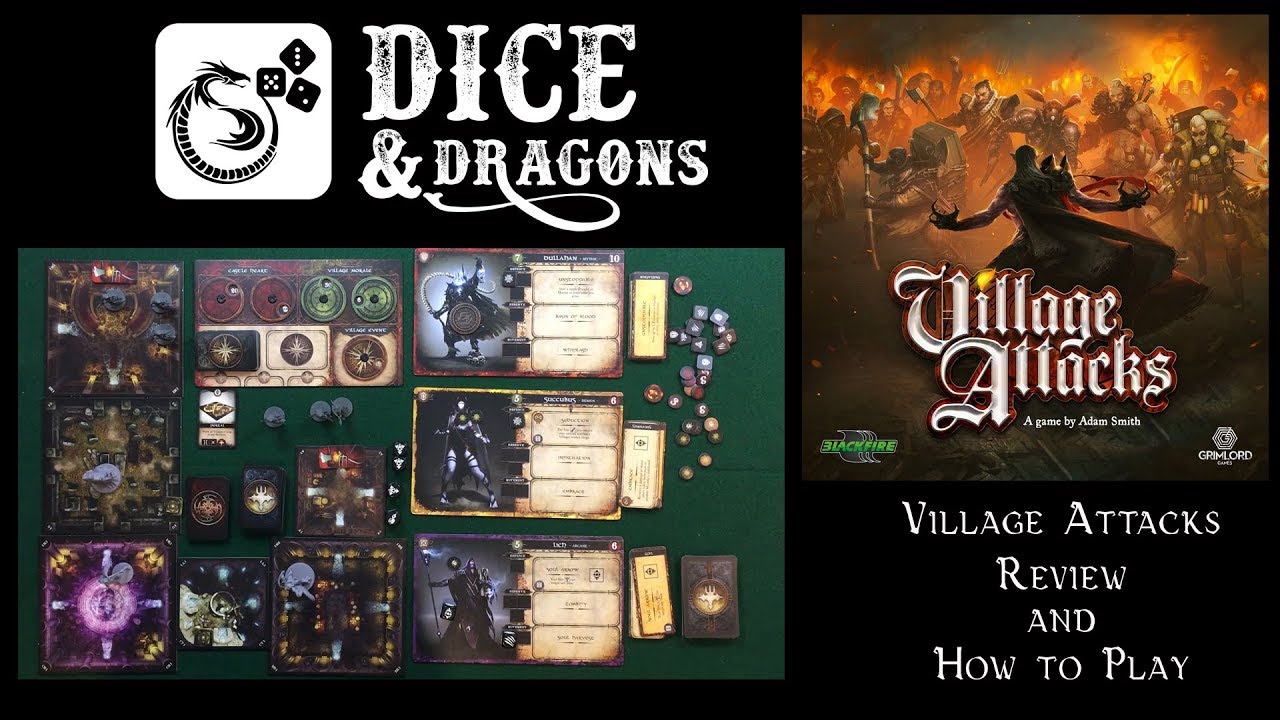 Dice and Dragons - Village Attacks Review and How to Play