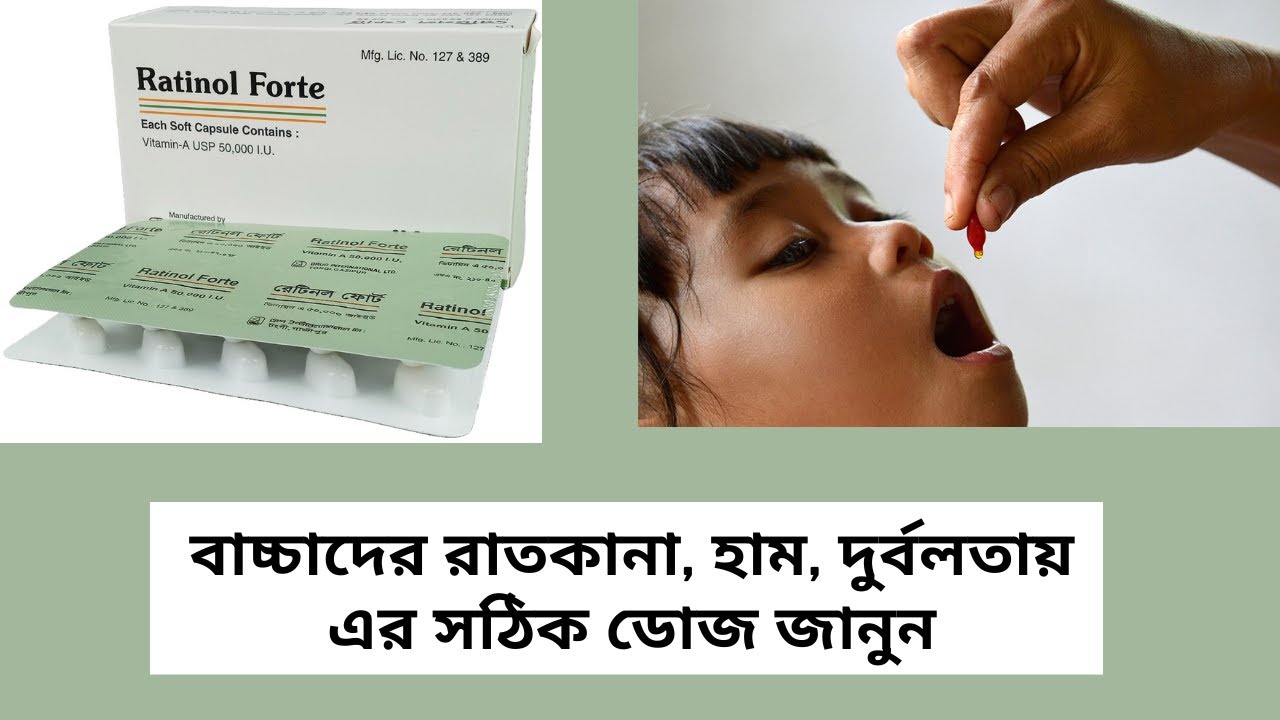 Ratinol Forte Capsule বাংলায় সম্পূর্ণ মেডিসিনের বিবরণ || Vitamin A 50000 IU || Med Unlimited