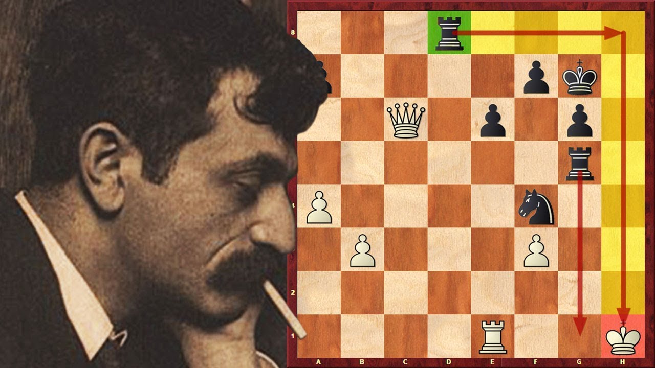 65-Year-Old Lasker Goes For A Spectacular Positional Queen Sacrifice