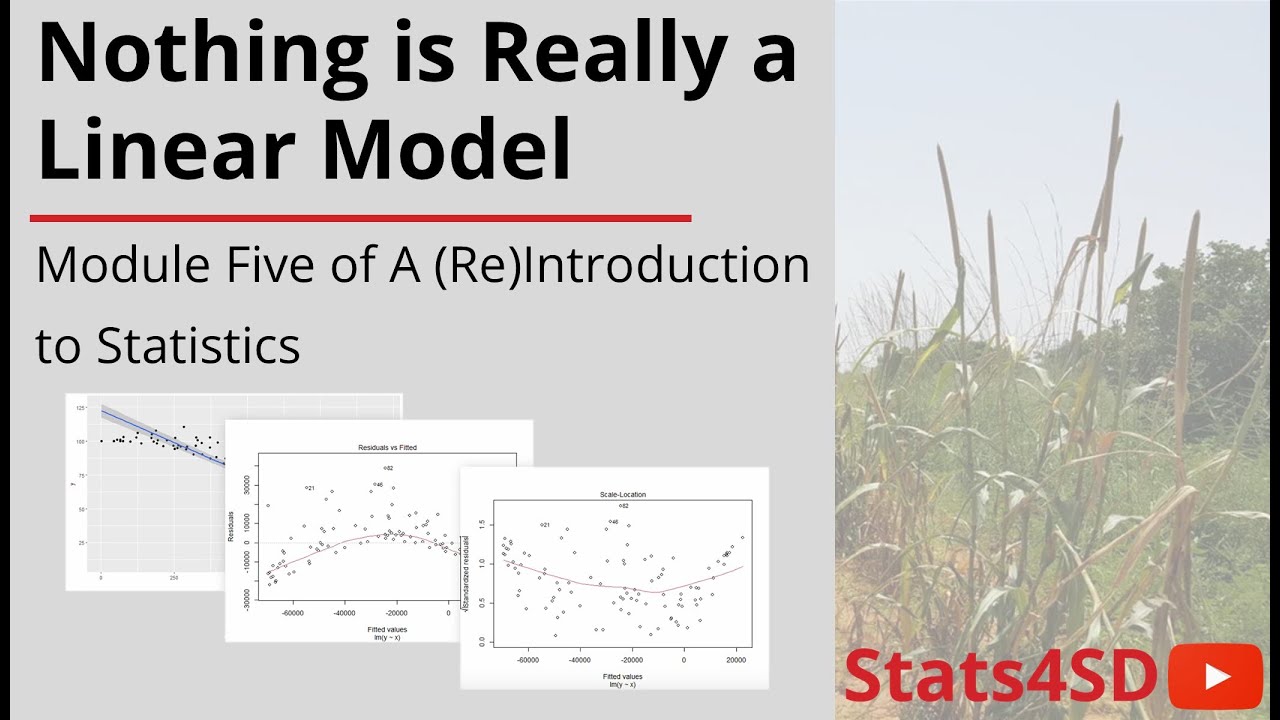 Nothing is Really a Linear Model - A (Re)Introduction to Statistics Module 5