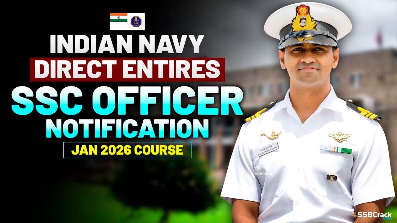 Indian Navy SSC Officer Entry Jan 2026 Course