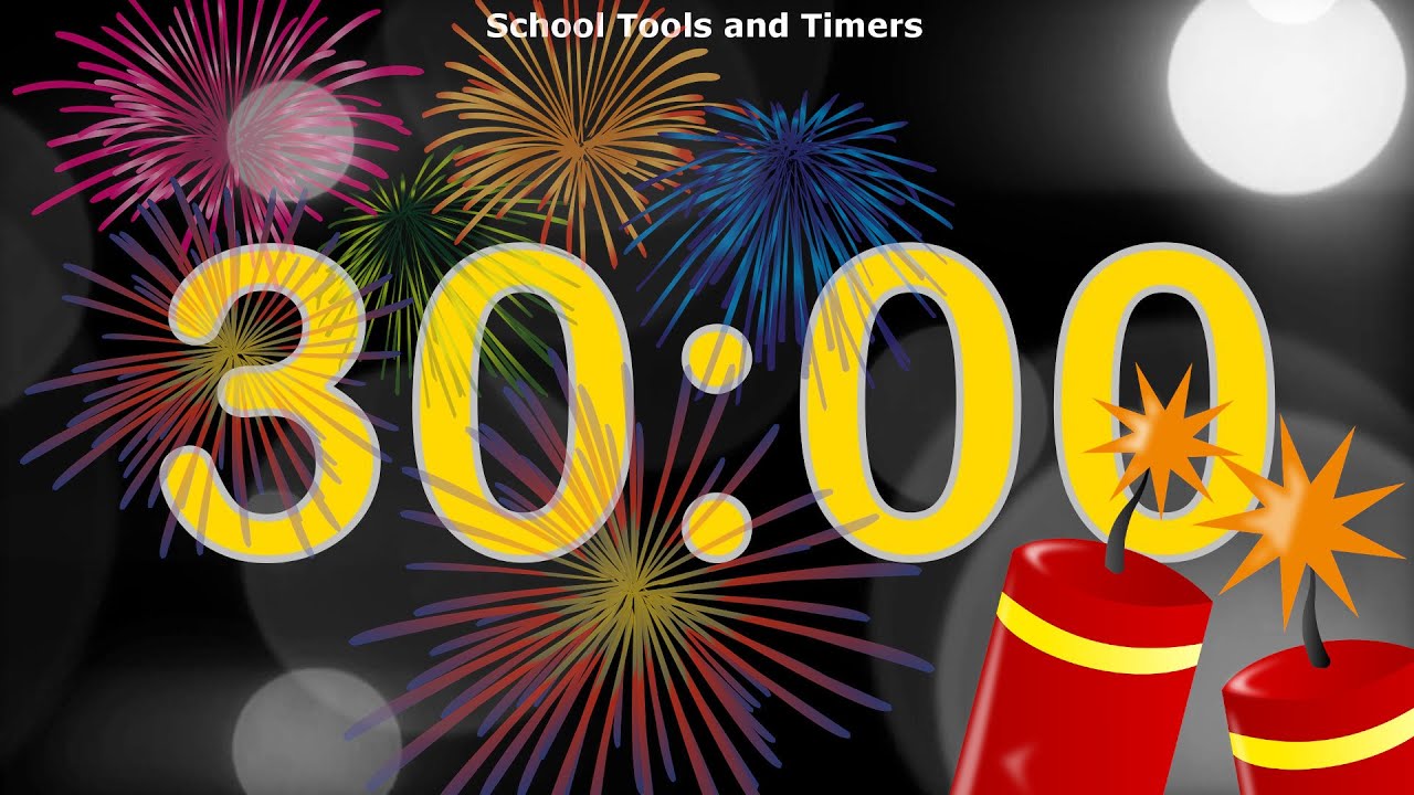 30 Minute Countdown Timer - New Year's Eve! 🎉🧨✨