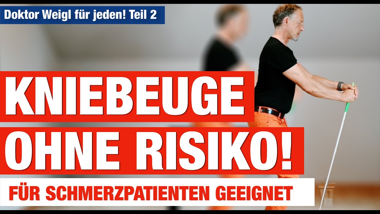 Kniebeugen für Ältere und Untrainierte – 4 machbare Übungen ersetzen Doktor Weigls Übungen ❤️‍🩹