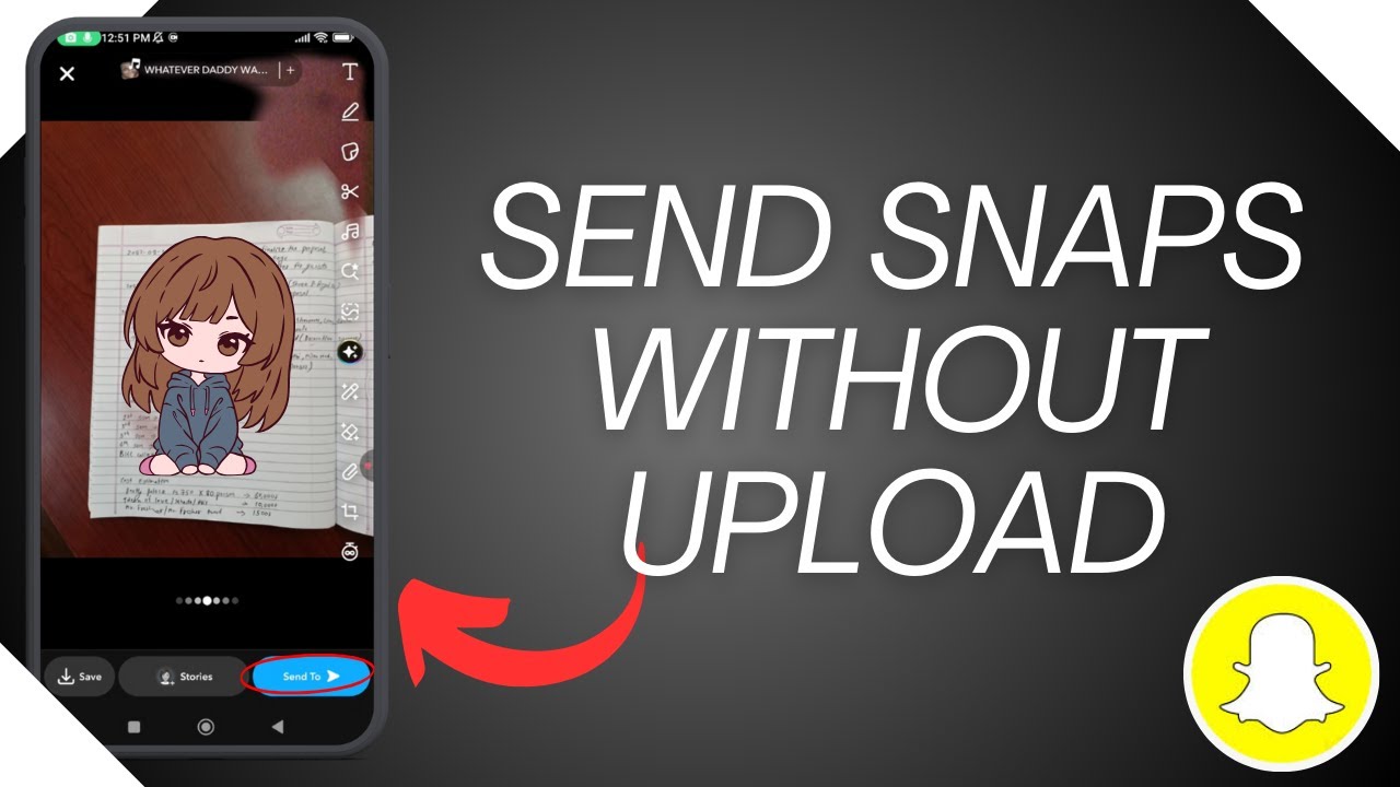 How To Send Snaps On Snapchat Without Media Upload | Complete Guide
