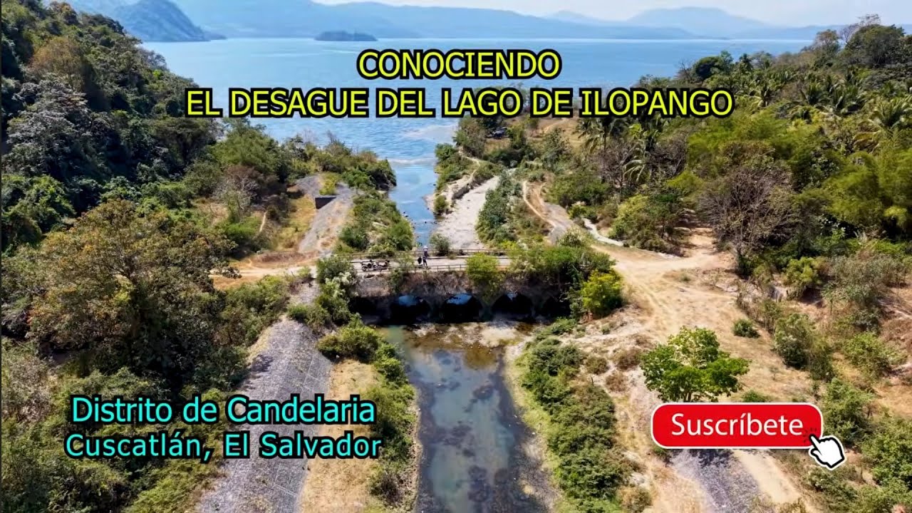 Si Esto Se Tapa Tiembla En El Salvador, El Desagüe Del Lago de Ilopango.