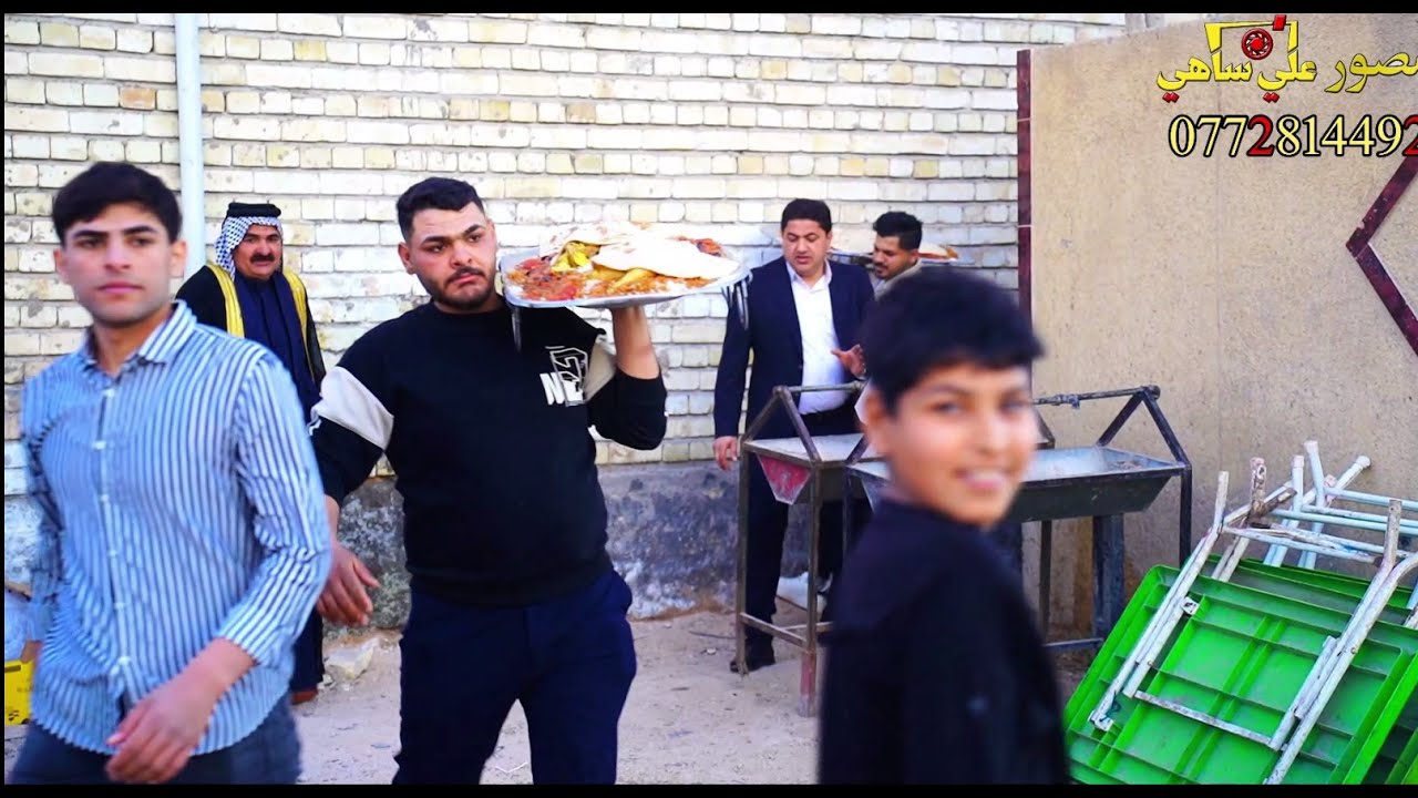 أقام الحاج ناصر الفوادي أكبر مادية طعام بحفل زفاف ابنه المعرس (( علي ناصر الفولدي )) الف مبروك