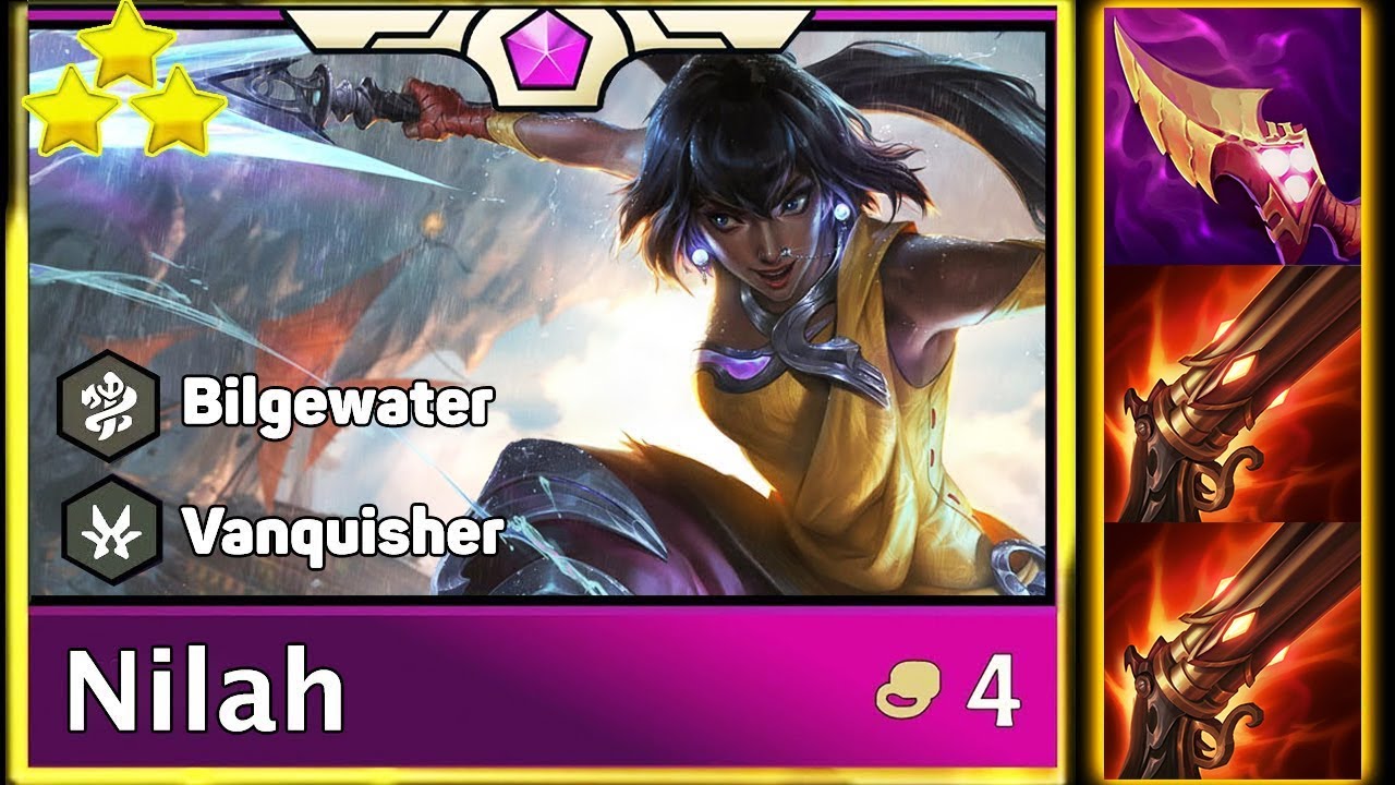 3 Star 'BLUETOOTH' Nilah ⭐⭐⭐ Carry ft. 5 Strategist | TFT Set 9.5