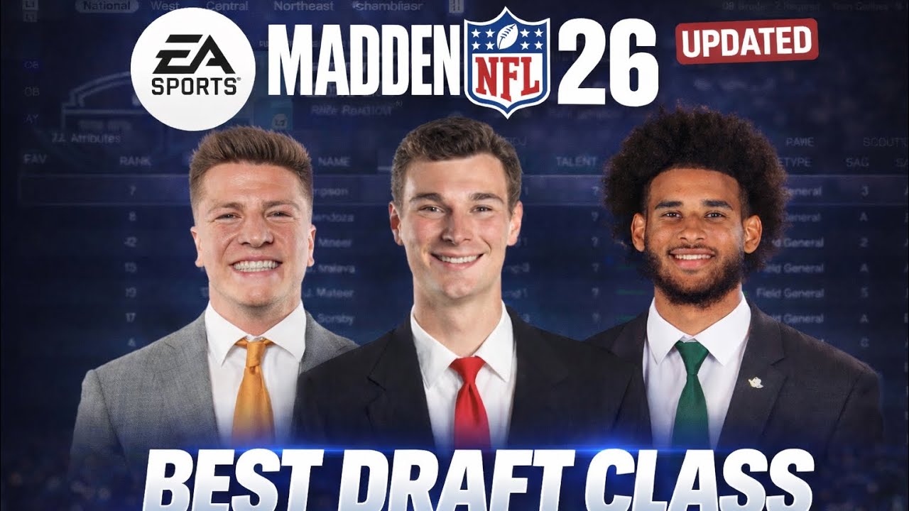 The best Madden 26 draft class to download in Madden 26 
