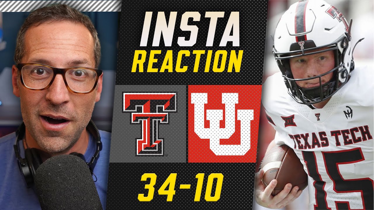 Texas Tech Breaks Through, Beats Utah 34-10 | Texas Tech vs Utah Reaction | The Solid Verbal Clip