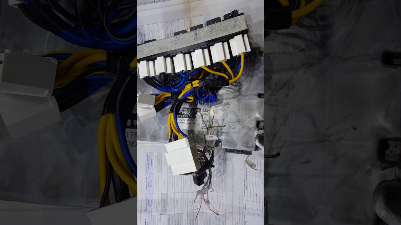 1uz Fe vvti: готовая проводка для UCF 20/21. Подключение.