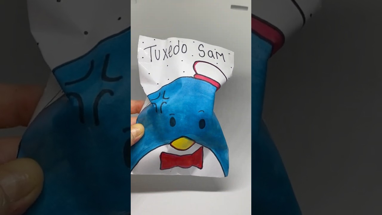 Unboxing a Tuxedo Sam blind bag💙🐧 #kawaii #sumikkogurashi #sanrio #tuxedosam #viral #hellosanrio