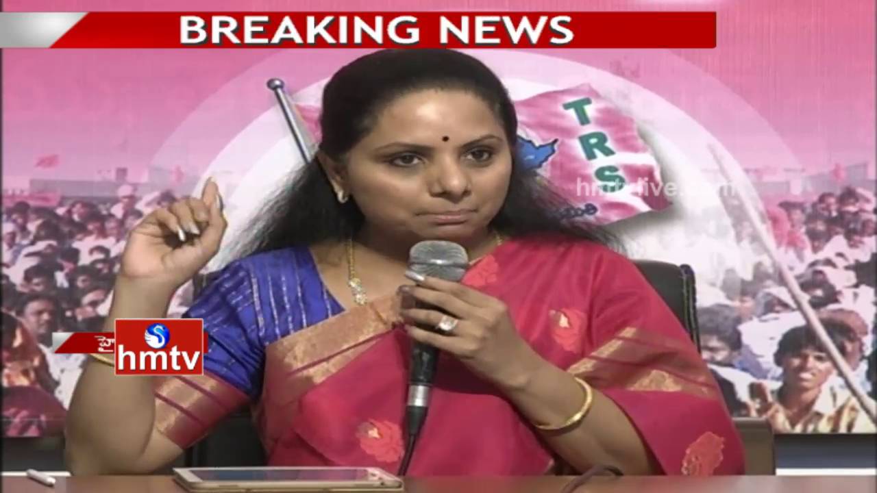MP Kavitha Attacks Revanth Reddy and TCongress Party Leaders over Irrigation Projects | HMTV