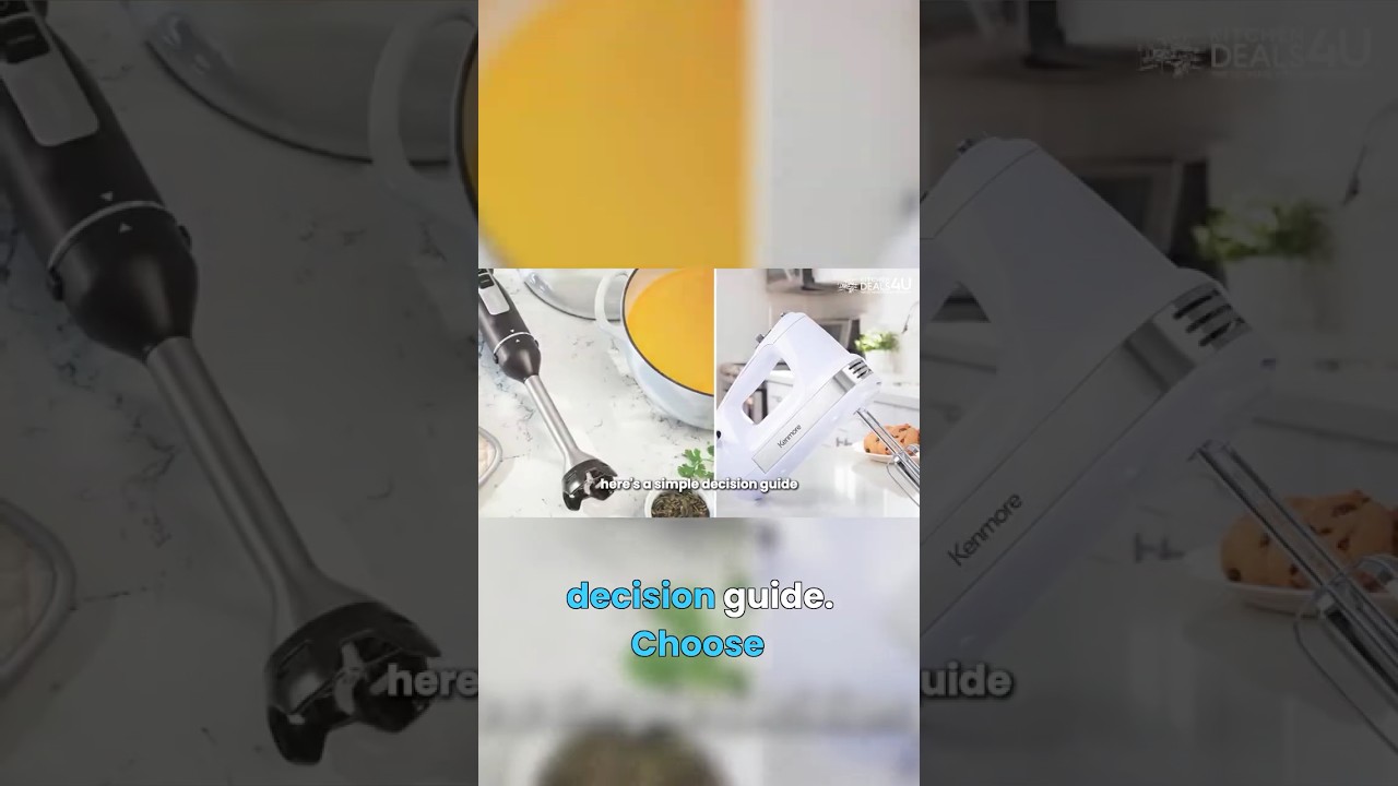 👨‍🍳 Immersion Blender or Hand Mixer: Which is BEST for Your Kitchen? 🤔