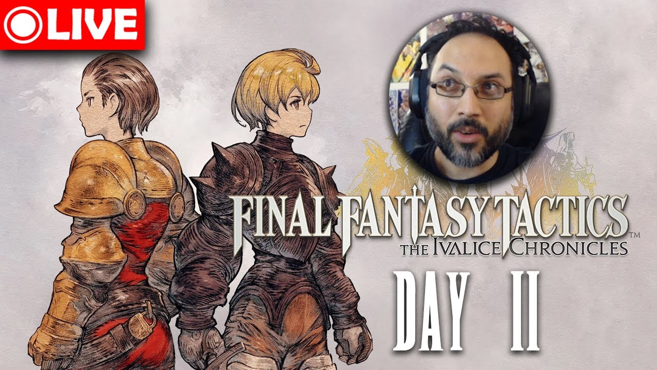 VB plays Final Fantasy Tactics for the FIRST time! | Day 2 | Livestream (1-18-2026) 🔴