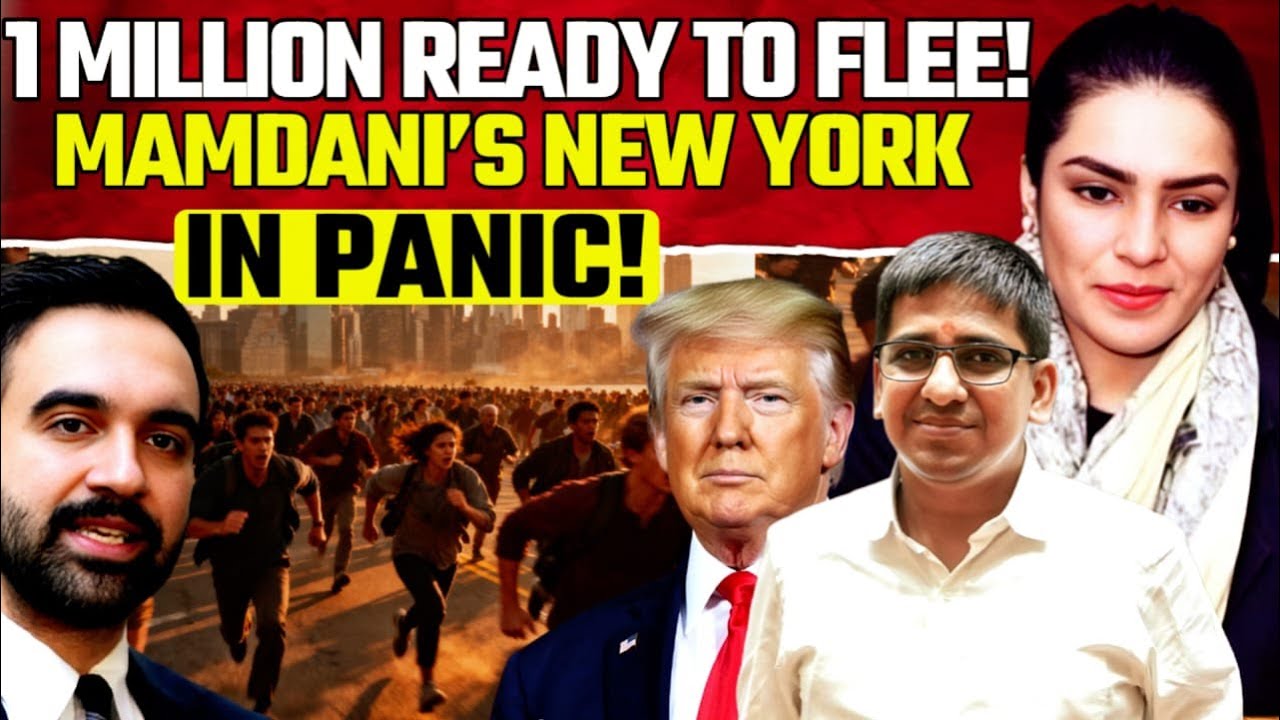 1 Million New Yorkers Ready to Flee! Mamdani’s Mayoral Win Triggers Panic Across NYC | Amber Zaidi 📱