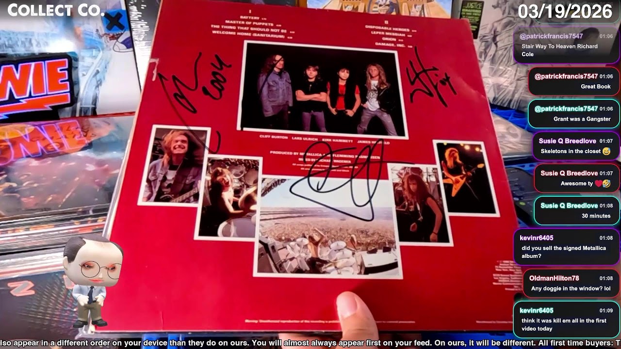 LIVE Vinyl Record Sale (Thursday, 03/19/2026)