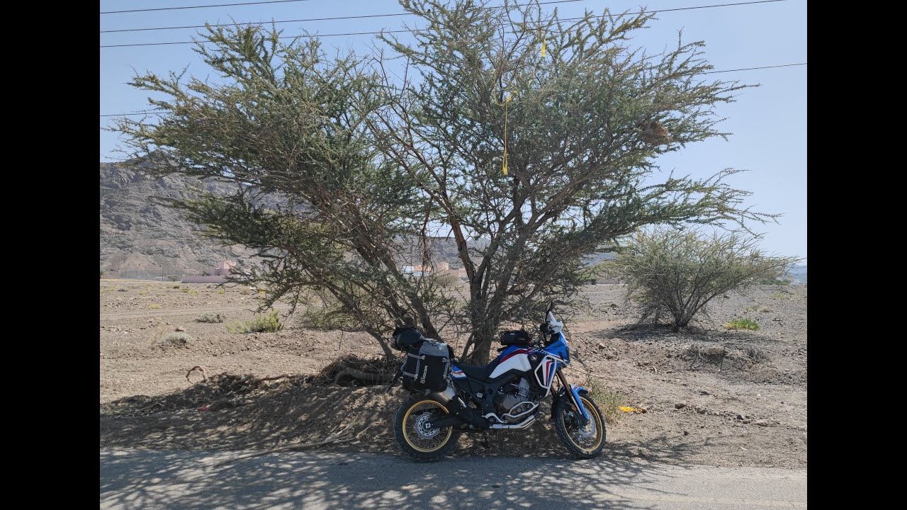 Im Oman mit dem Motorrad