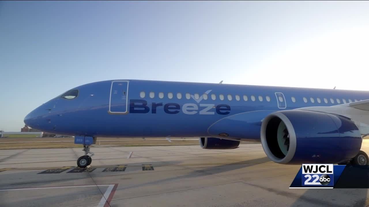 Breeze Air bringing nonstop flights to Savannah airport
