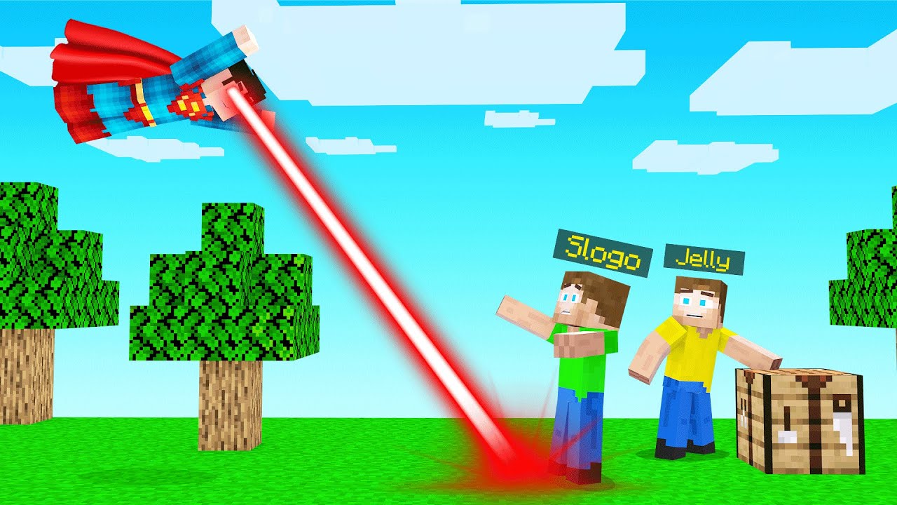 SUPERMAN HUNTER VS Minecraft SPEEDRUNNERS!