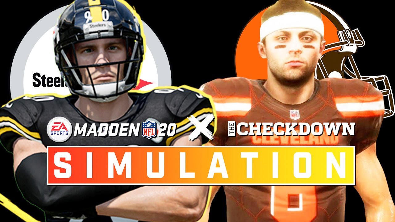 Steelers vs. Browns Week 17 Full Game | Madden 2020 Season Simulation