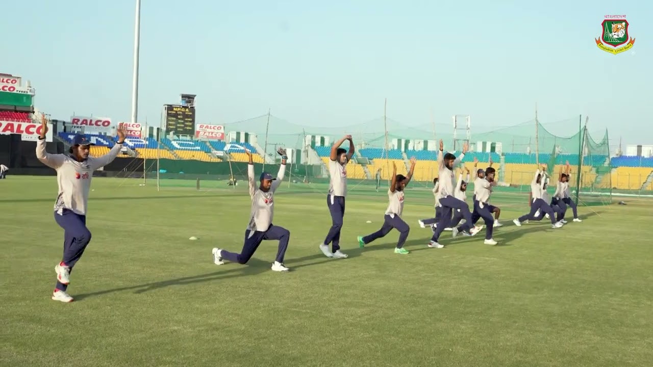 Bangladesh team's training session is in Gwalior as they gear up for the 3-match T20i series