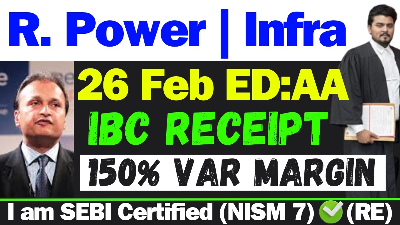 बड़ी खबर | Reliance Infra Share Latest News | Reliance Power Latest News | R Power Today News|R Infra