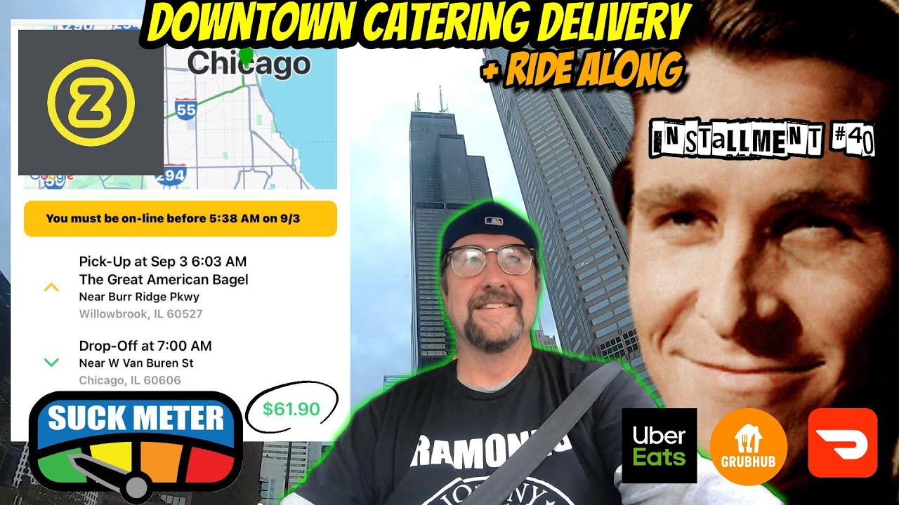 Catering  Delivery To Downtown Chicago and Ride Along with 