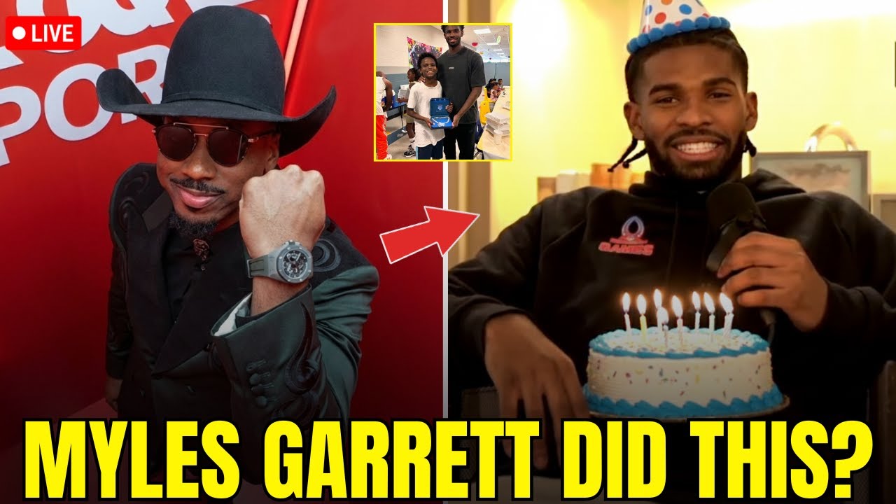 Myles Garrett SHOCKED NFL WISHING Birthday To Shedeur in STYLE After WINNING DEFENSIVE PLAYER 2025!