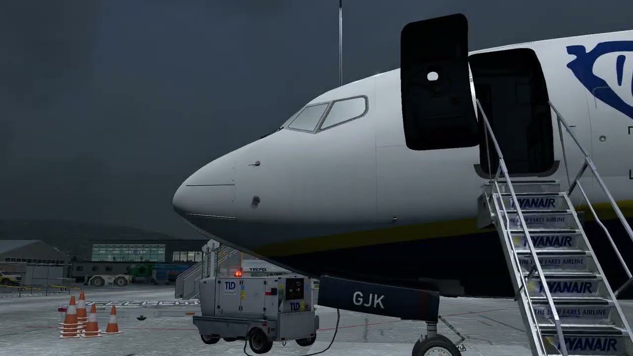 X-Plane 12 Zibomod B737-800 ENTC-EGPF