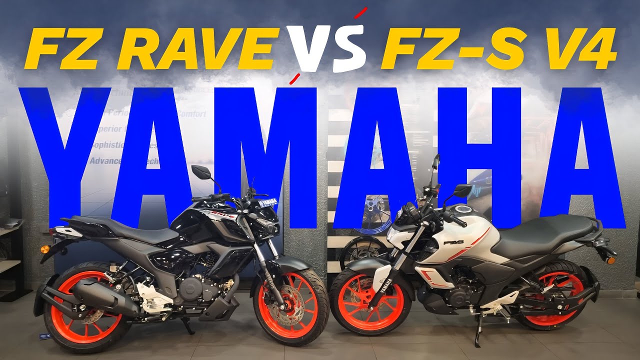 2025 YAMAHA FZ-S V4 VS FZ RAVE Detailed Comparison in Telugu. @motoboyvk 