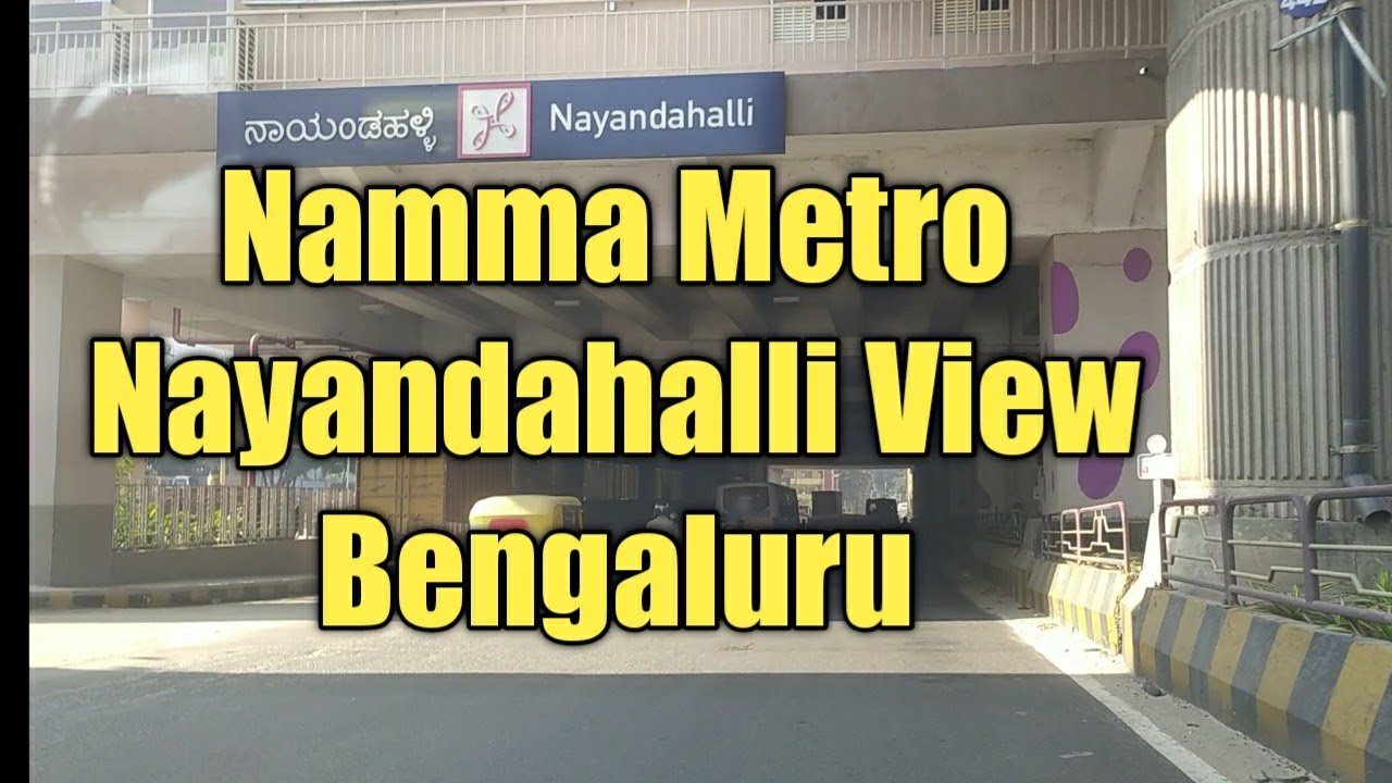 Nayandahalli-Kengeri Bus Terminal  | Namma Metro Purple Line View | Bengaluru😎😎