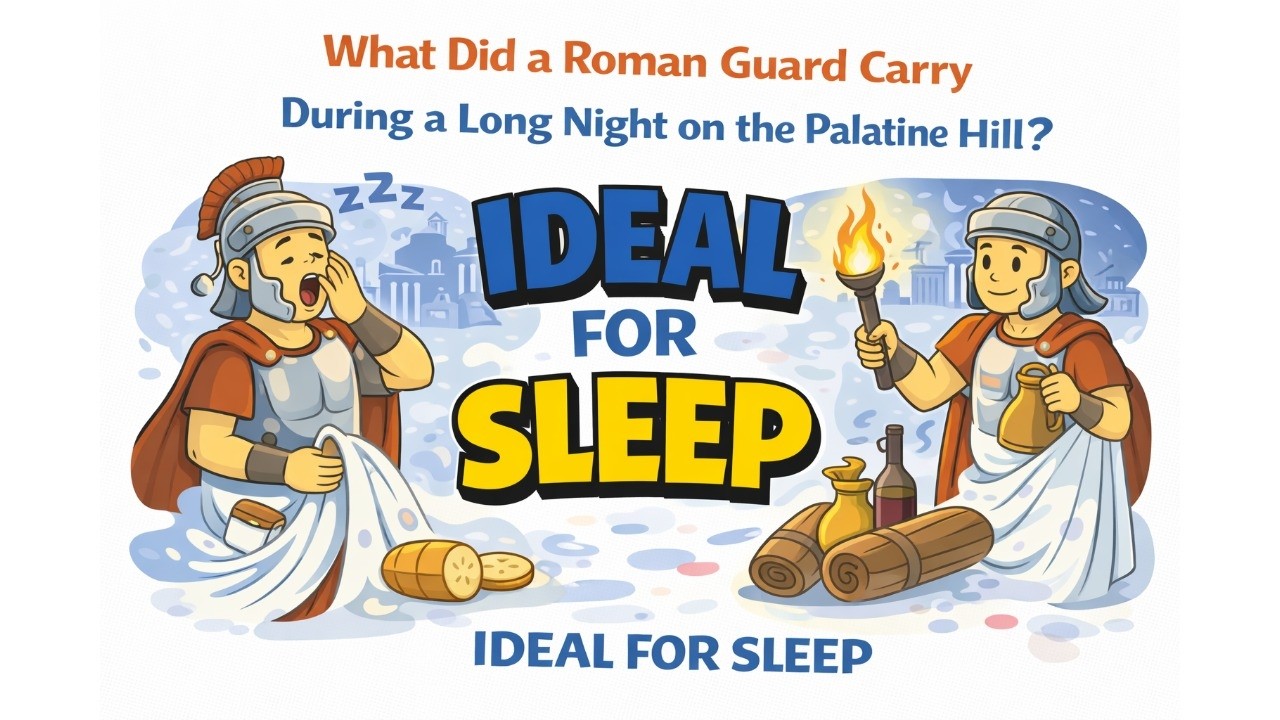 The Sleepy Historian | What Did a Roman Guard Carry During a Long Night on the Palatine Hill?