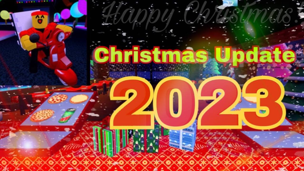 Work at a Pizza Place 🍕 | Christmas Update 2023 🎉🎁🌲| Roblox