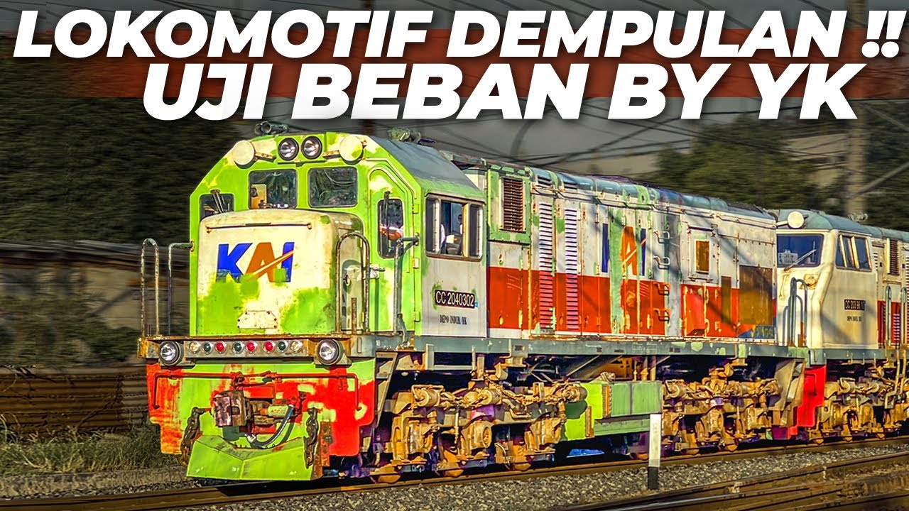 UJI COBA LINTAS LOKOMOTIF DEMPULAN ‼️ SRITANJUNG DOUBLE LOKOMOTIF UJI BEBAN BALAI YASA YOGYAKARTA