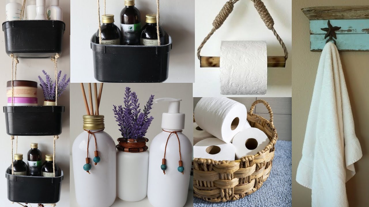 Transforme seu Banheiro com essas ideias incríveis reutilização decoração artesanato
