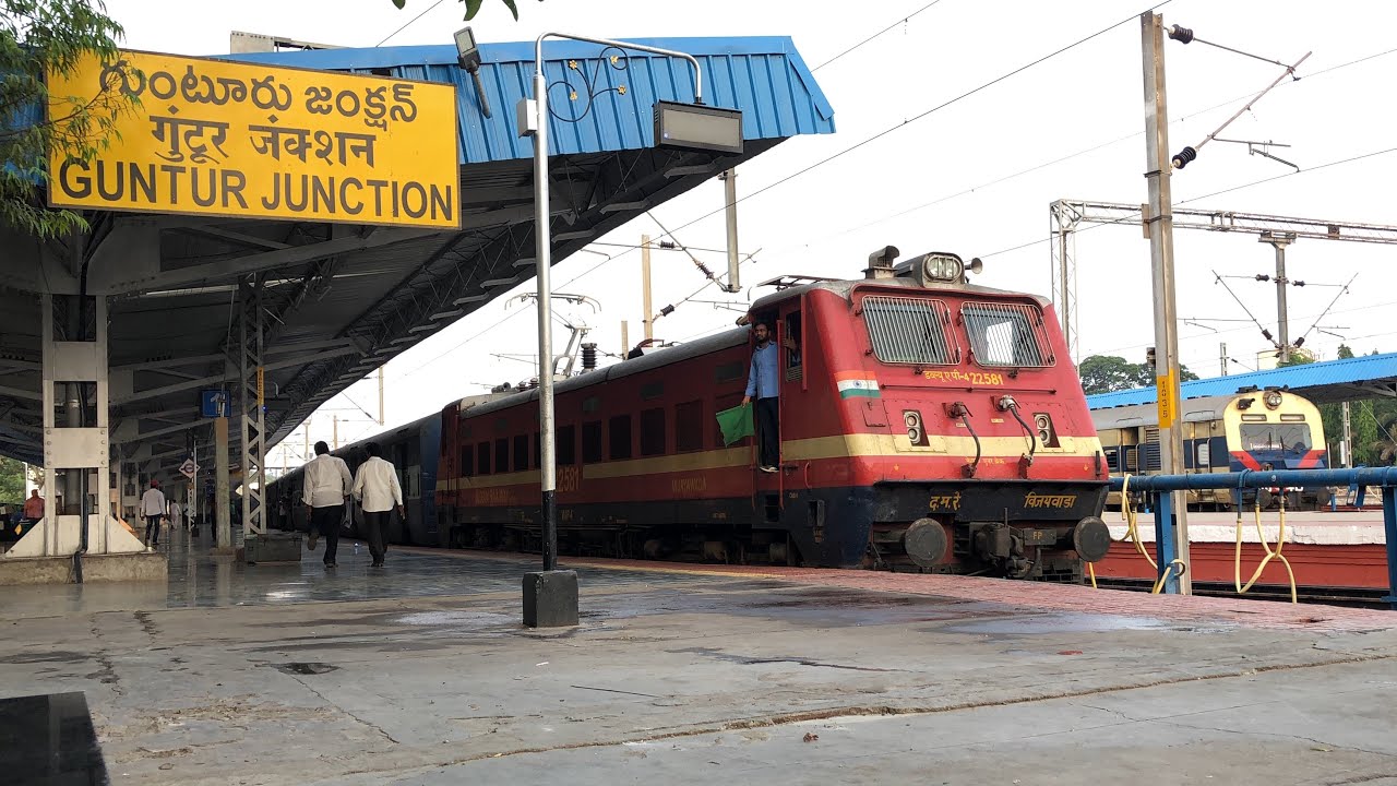 VASCO DA GAMA - HOWRAH || AMARAVATI EXPRESS || BZA WAP-4 || GUNTUR JN || INDIAN RAILWAYS ||